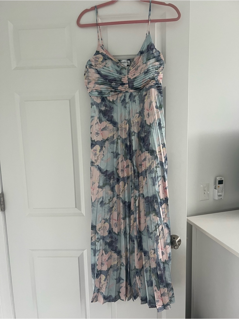 Bailey 44 Pleated Floral Maxi Dress